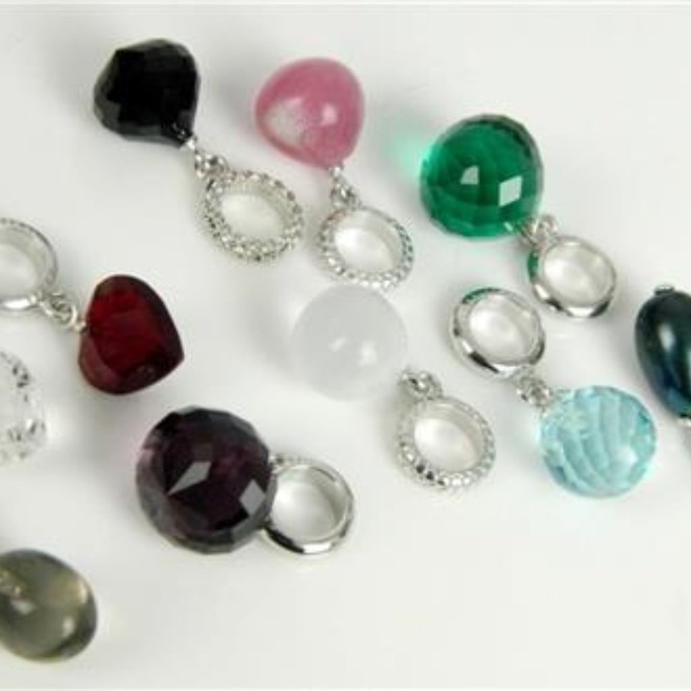 10pc ENDLESS Colorful Stones & Pearl 925 Charms